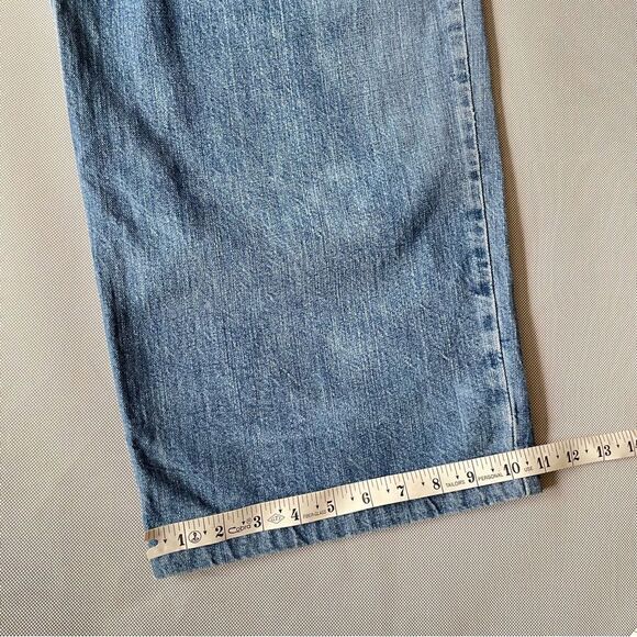 Y2K Baggy Tommy Hilfiger Red Label Carpenter Cut Denim Jeans Men’s Size 36 Waist - Picture 5 of 10